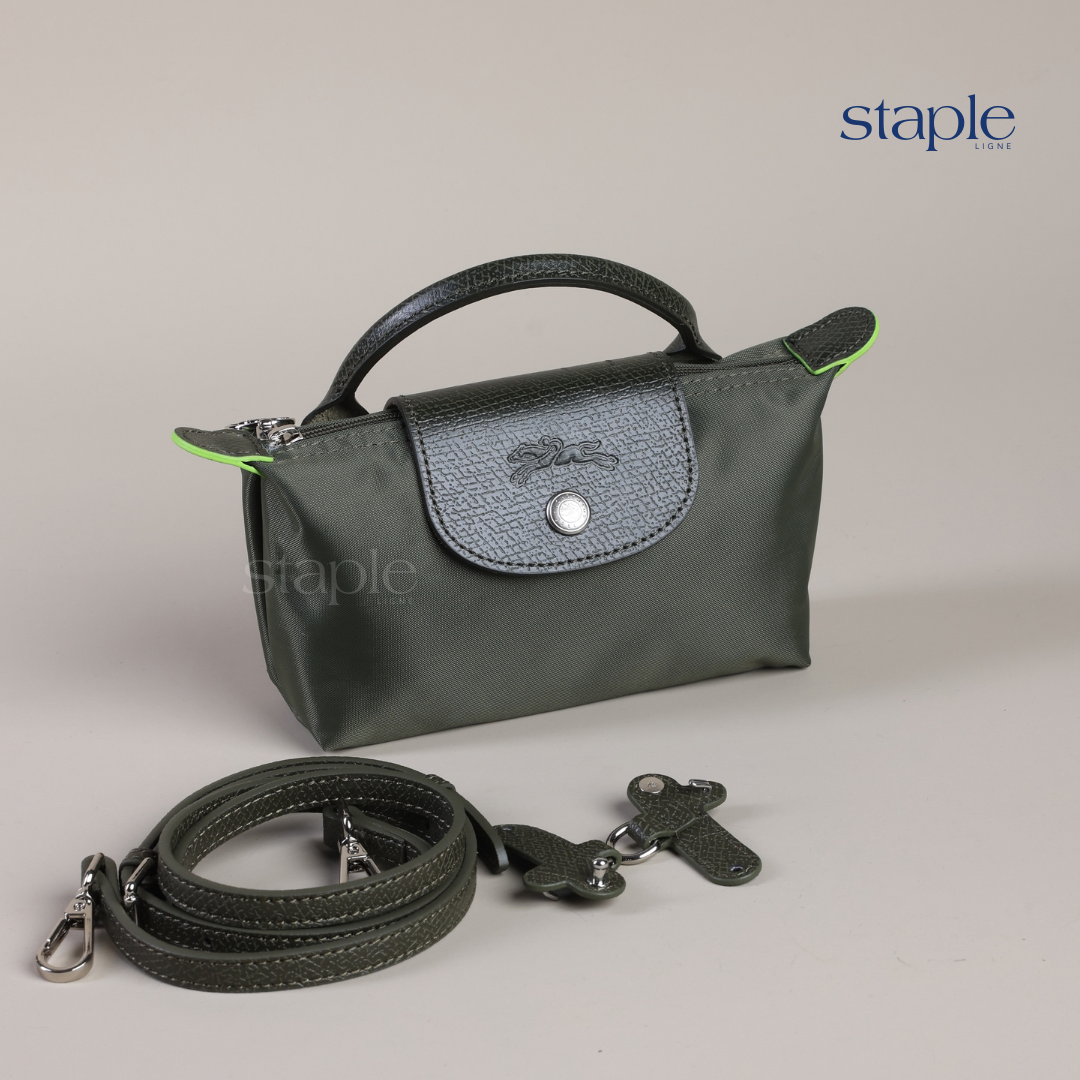 LC Champera Pouch (034 Forest Green) (022 Petal Pink) (037 Bilberry Green) (SMALL)