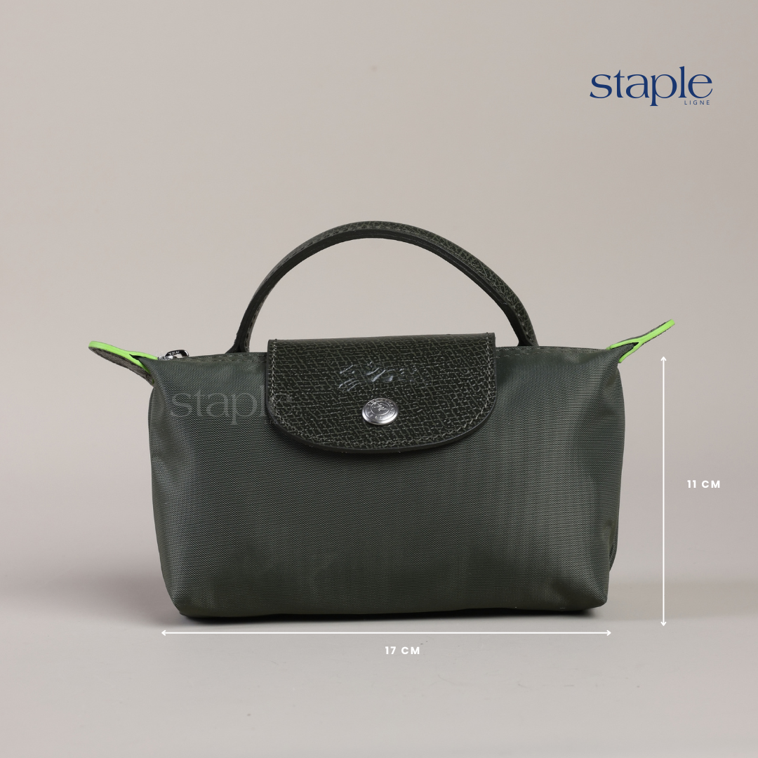 LC Champera Pouch (034 Forest Green) (022 Petal Pink) (037 Bilberry Green) (SMALL)